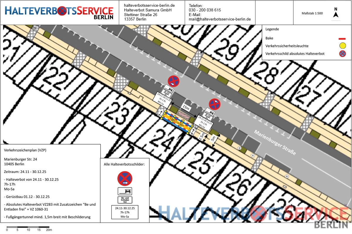Verkehrszeichenplan Berlin